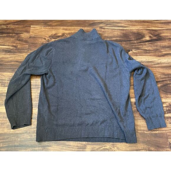 Banana Republic pullover mens sweater adult M chest button Gray - Picture 7 of 8